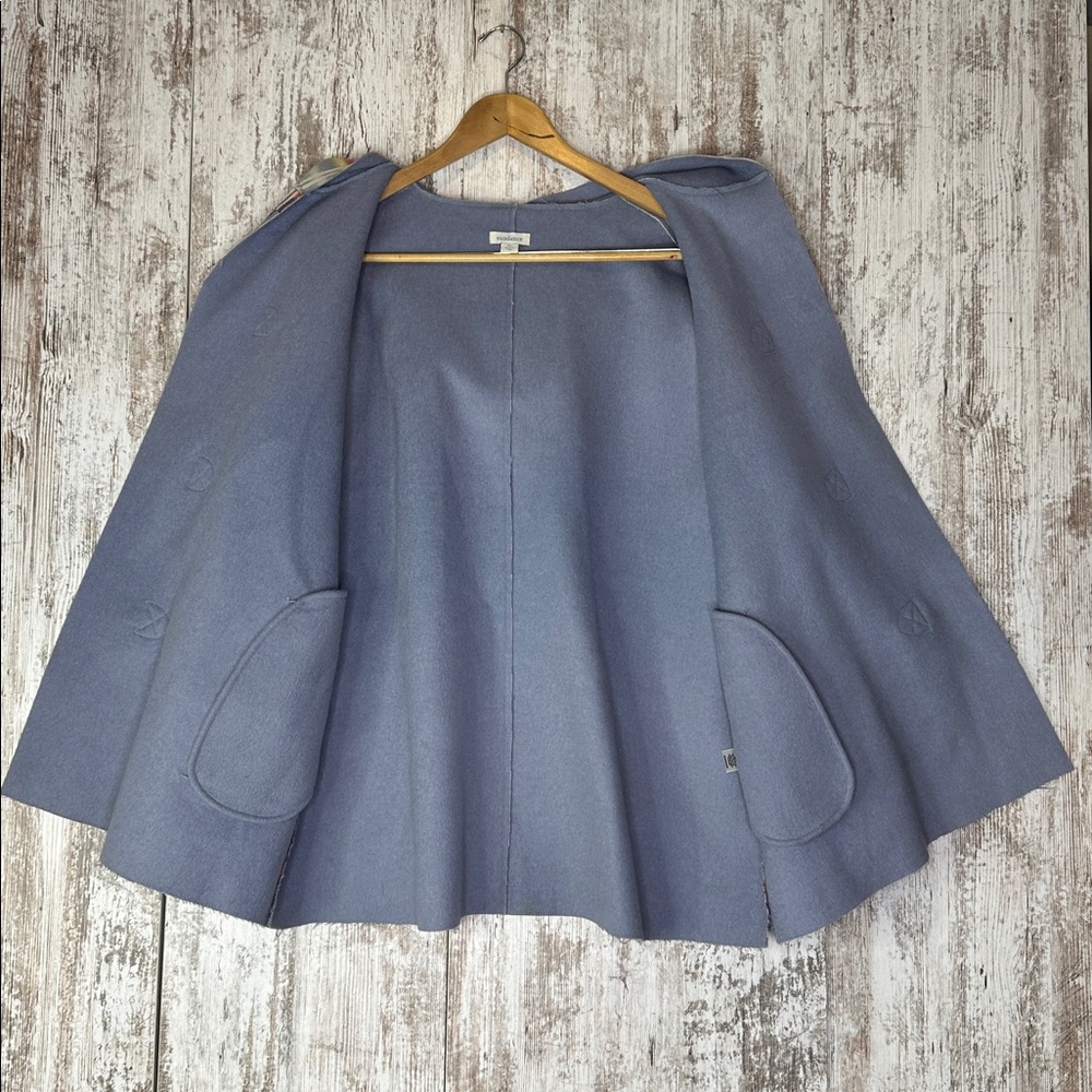 Sundance Multicolor Patterned Cape with Toggle Cl… - image 9